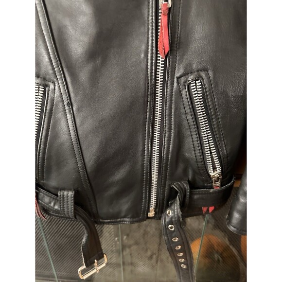 vintage leather jacket drag specialties Size 10 - Picture 6 of 16